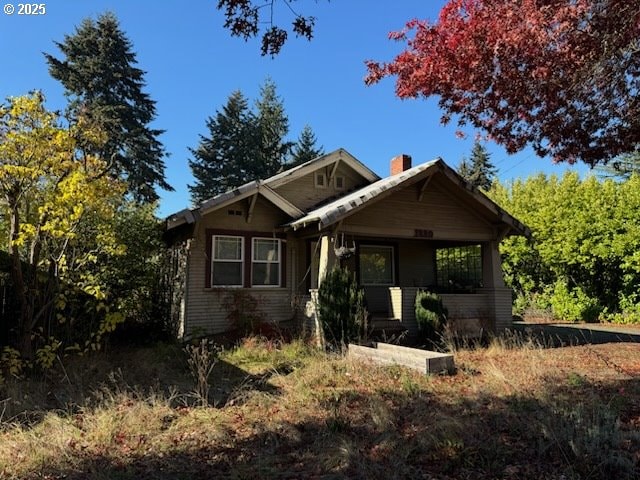 view of front of home