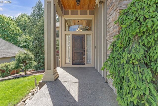 view of property entrance