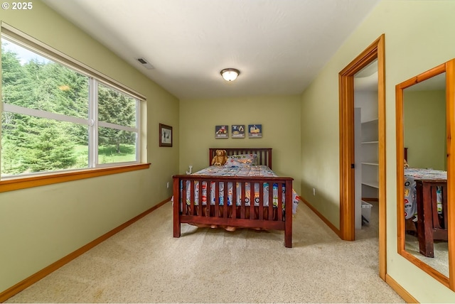 21626 Glaze Rd, Veneta, OR 97487 - bedroom featuring baseboards, visible vents, and carpet