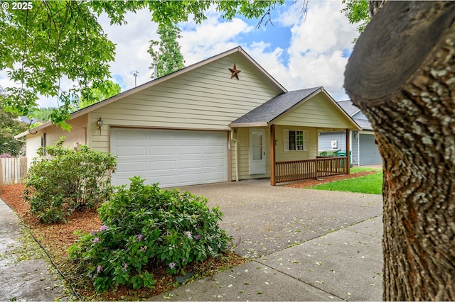 1301 E Sunset Dr, Newberg, OR 97132 - single story home with driveway, a garage, and covered porch