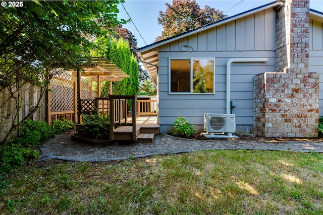 331 Limerick Ave, Eugene, OR 97404 - view of side of home featuring a deck and board and batten siding