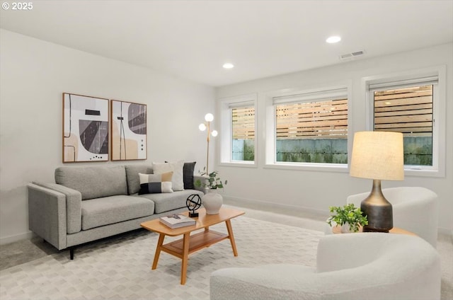 626 NE Going St, Portland, OR 97211 - living room with baseboards and recessed lighting