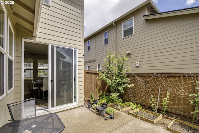 30942 NW Turel Dr, North Plains, OR 97133 - view of patio with a vegetable garden