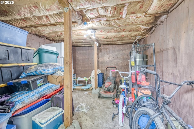 204 S Irving St, Coquille, OR 97423 - view of unfinished basement