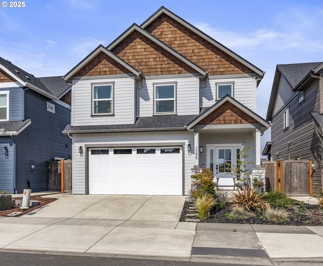 3588 Nestucca Loop, Eugene, OR 97408 - craftsman-style house featuring a garage and concrete driveway