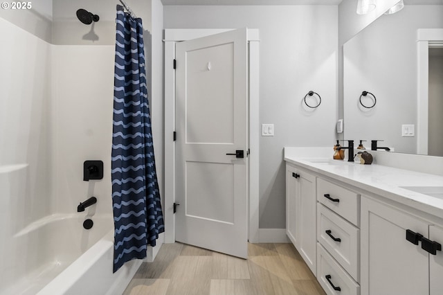 3588 Nestucca Loop, Eugene, OR 97408 - full bath with double vanity and shower / bathtub combination with curtain