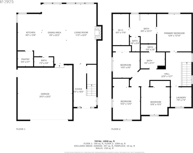 3588 Nestucca Loop, Eugene, OR 97408 - view of floor plan / room layout