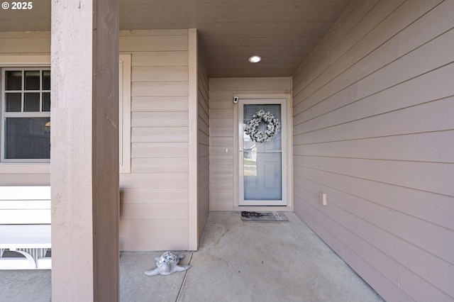 view of entrance to property