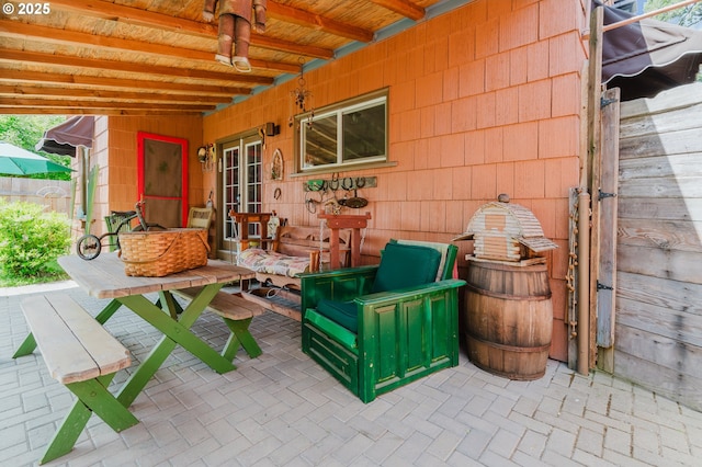 2112 Salem Ave, Albany, OR 97321 - view of patio with french doors