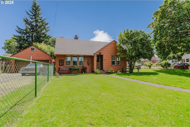 2112 Salem Ave, Albany, OR 97321 - bungalow featuring a chimney and roof with shingles