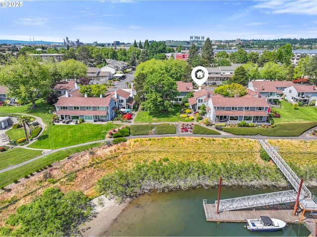 570 N Hayden Bay Dr, Portland, OR 97217 - drone / aerial view of a nearby body of water