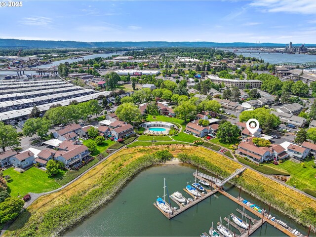 570 N Hayden Bay Dr, Portland, OR 97217 - aerial view of a large body of water