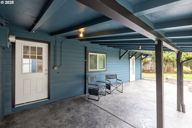207 N Maple St, Bingen, WA 98605 - view of patio with fence
