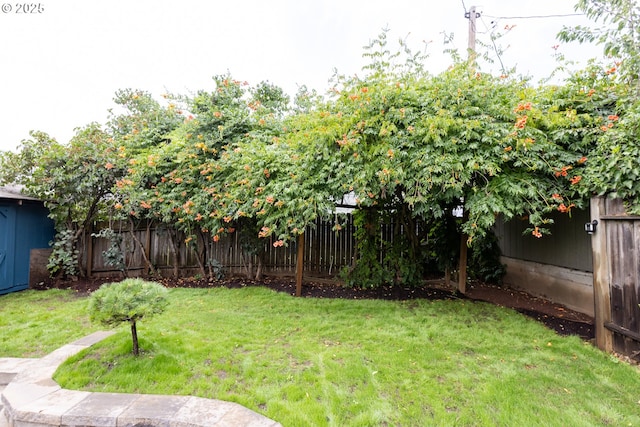 207 N Maple St, Bingen, WA 98605 - view of yard with a fenced backyard