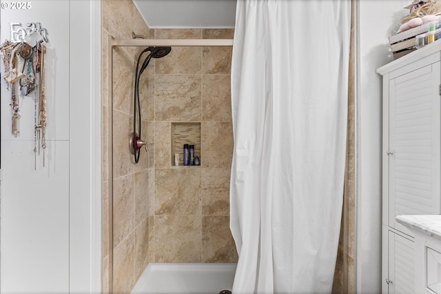 22165 SE Mark Rd, Damascus, OR 97089 - full bath with a tile shower and vanity
