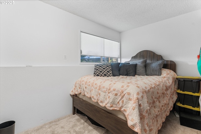 22165 SE Mark Rd, Damascus, OR 97089 - carpeted bedroom featuring a textured ceiling