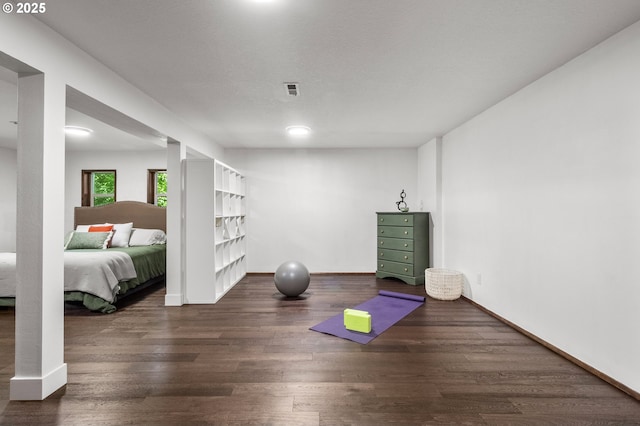 19065 Trillium Dr, West Linn, OR 97068 - workout room featuring wood finished floors and baseboards