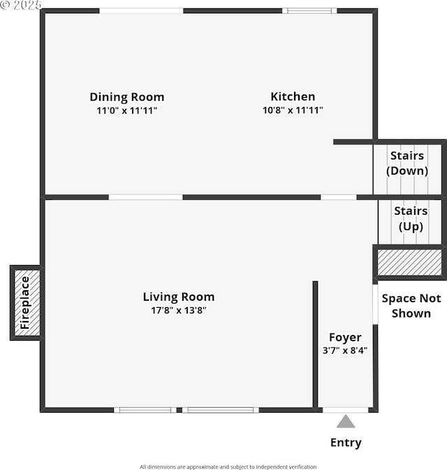 14428 NE Failing St, Portland, OR 97230 - view of room layout