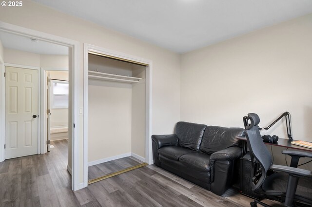 4220 SE 130th Ave, Portland, OR 97236 - office space featuring wood finished floors and baseboards