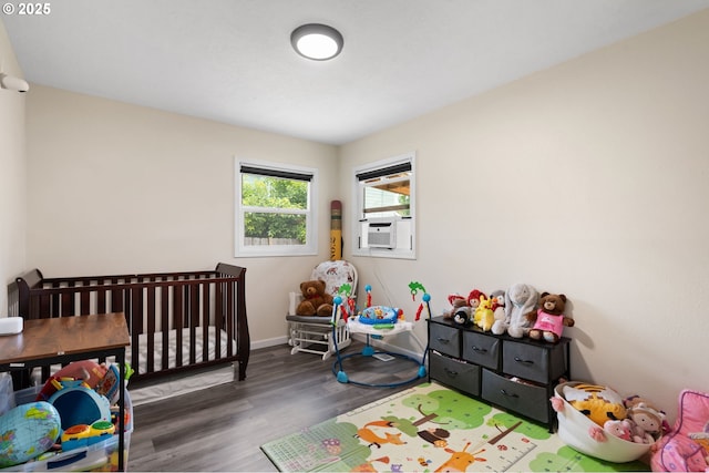 4220 SE 130th Ave, Portland, OR 97236 - bedroom with wood finished floors and cooling unit
