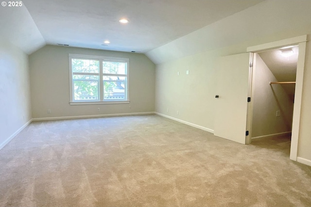419 Salty Way, Eugene, OR 97404 - bonus room with vaulted ceiling, light colored carpet, and baseboards