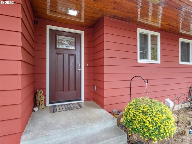 view of entrance to property