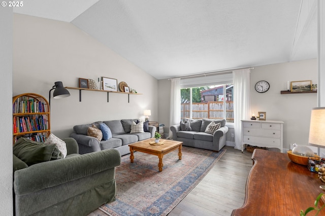 6696 Doral Dr SE, Salem, OR 97306 - living area with wood finished floors and vaulted ceiling