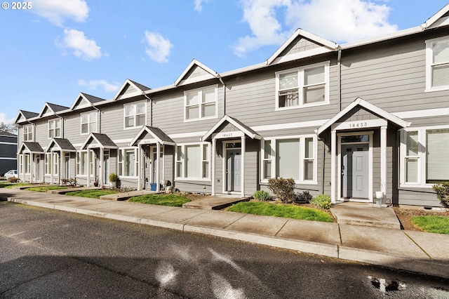 view of property featuring a residential view