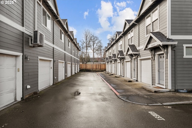 view of street featuring a residential view