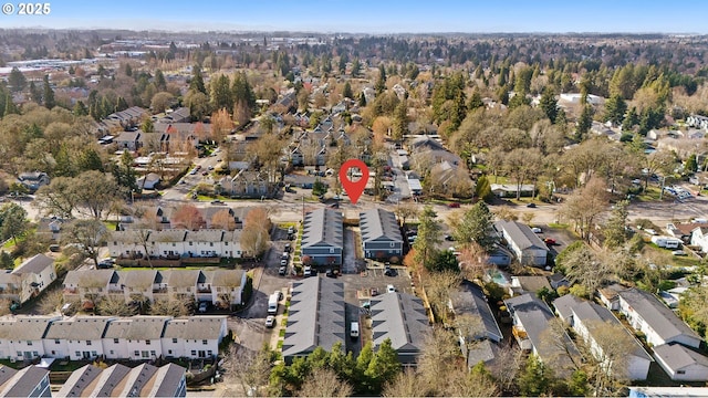 bird's eye view featuring a residential view