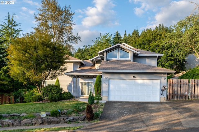 1412 SW Chastain Ave, Gresham, OR 97080 - view of front of house with concrete driveway and a garage
