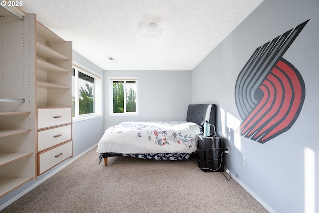 1412 SW Chastain Ave, Gresham, OR 97080 - bedroom with carpet floors and a textured ceiling