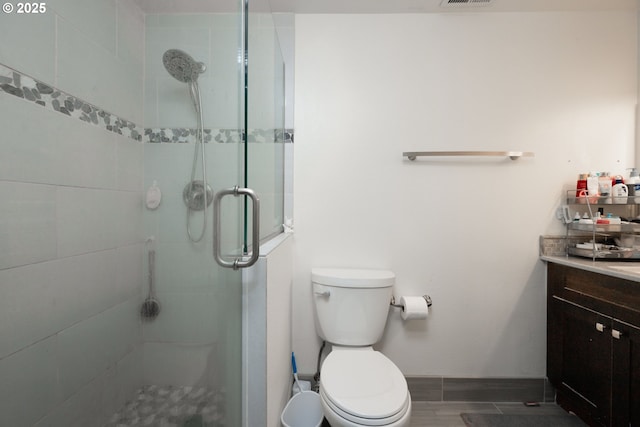 1412 SW Chastain Ave, Gresham, OR 97080 - bathroom with a shower stall and vanity