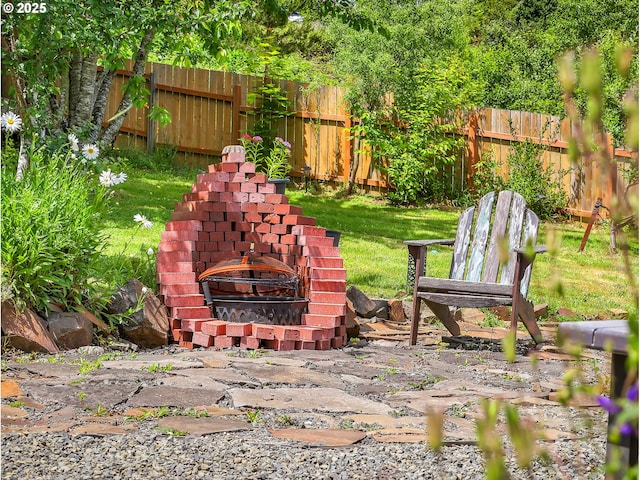 91196 Youngs River Rd, Astoria, OR 97103 - view of yard with a fire pit
