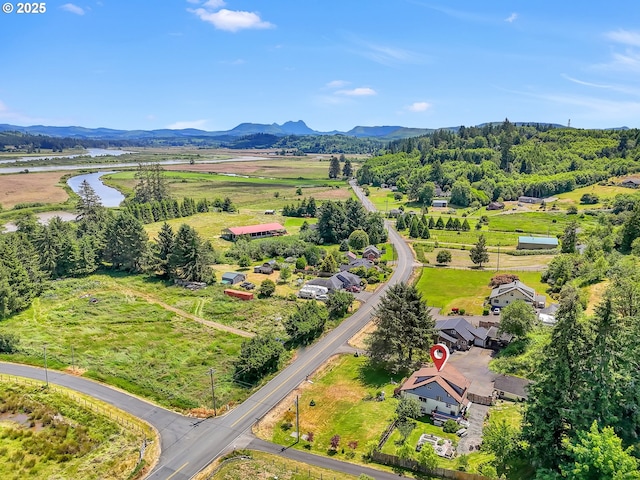 91196 Youngs River Rd, Astoria, OR 97103 - bird's eye view of a water and mountain view