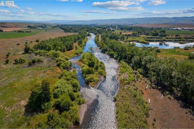 73594 Davis Ln, Pendleton, OR 97801 - aerial view of a water and mountain view
