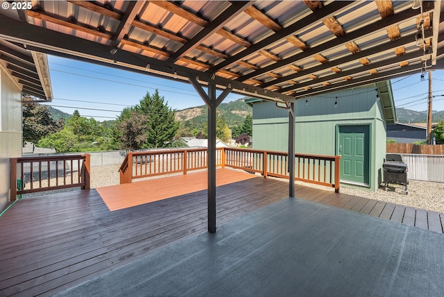 222 NE Darcie Way, Myrtle Creek, OR 97457 - deck with a grill