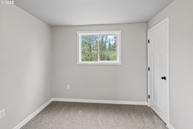 empty room featuring carpet floors