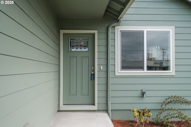 view of entrance to property