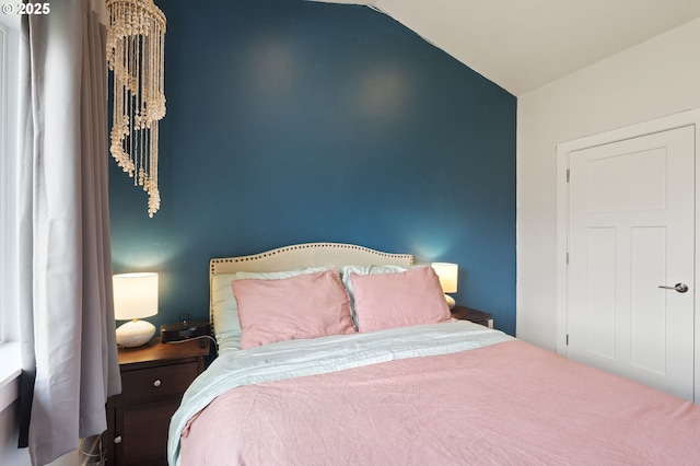 367 E 4th St, Lowell, OR 97452 - bedroom featuring lofted ceiling