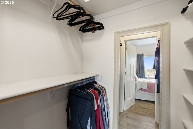 367 E 4th St, Lowell, OR 97452 - spacious closet with wood finished floors