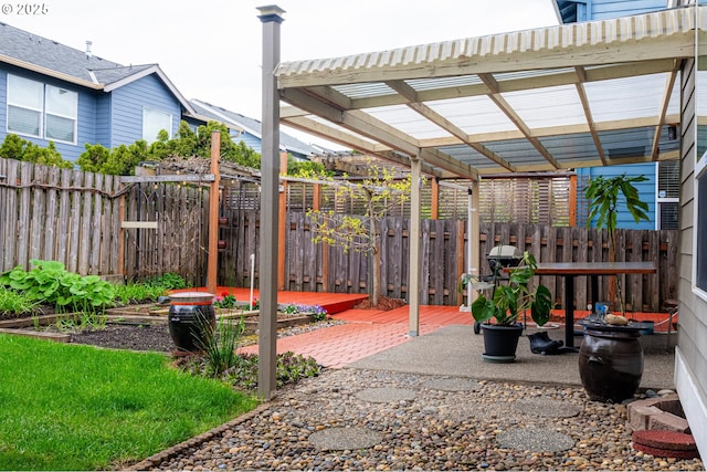 14868 SW Citrine Loop, Beaverton, OR 97007 - fenced backyard featuring a patio area