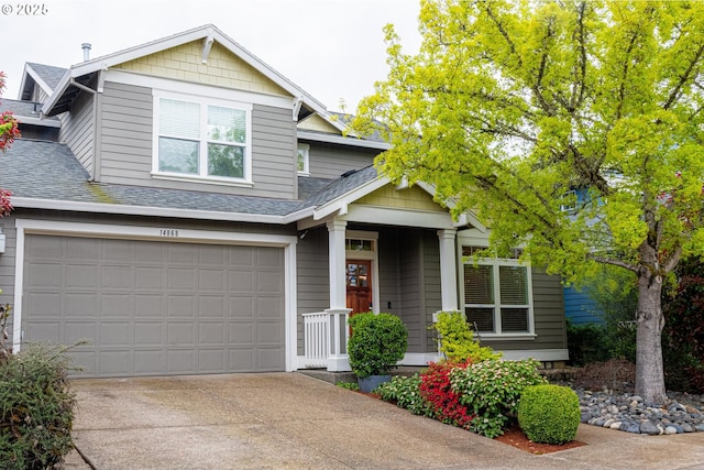 14868 SW Citrine Loop, Beaverton, OR 97007 - craftsman inspired home featuring roof with shingles, concrete driveway, and an attached garage