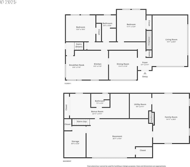 1805 NE Saratoga St, Portland, OR 97211 - room layout