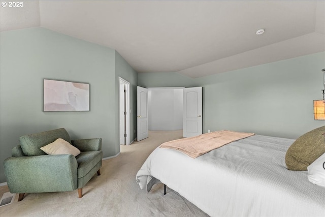 16605 SW Sumac St, Beaverton, OR 97007 - bedroom with lofted ceiling and light colored carpet