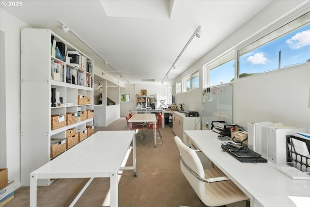 7338 N Chase Ave, Portland, OR 97217 - carpeted office space featuring track lighting