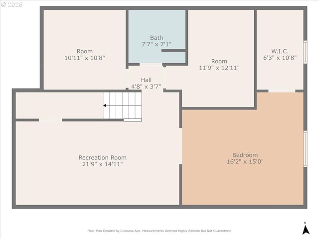7338 N Chase Ave, Portland, OR 97217 - view of floor plan / room layout