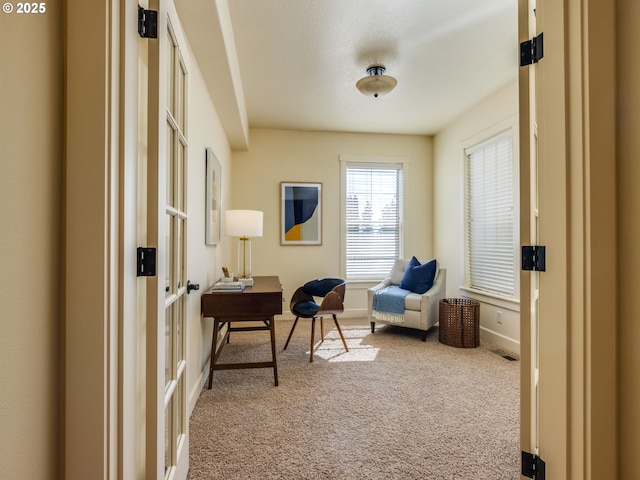 7760 SW Hyland Way, Beaverton, OR 97008 - living area with carpet flooring and baseboards
