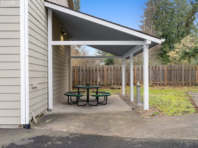 view of patio