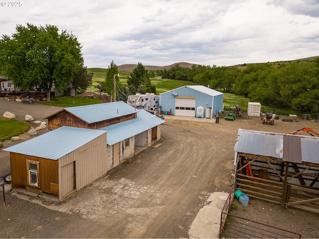 42139 Dry Gulch Rd, Richland, OR 97870 - aerial view of a mountain backdrop